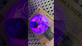 #romania #money #lei #uv #uvlight #minereum #meteorite #pirith