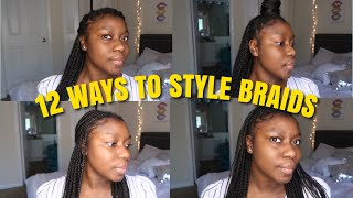 12 WAYS TO STYLE KNOTLESS BOX BRAIDS | JAY SHANT’E