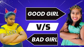 good girl and bad girl || good manners vs bad manners| good manners for kids