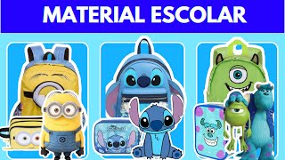 Monte seu MATERIAL ESCOLAR 🎒🏫 ✏️