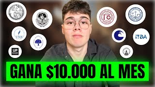 GANA $10.000 USD al mes yendo a la UNIVERSIDAD