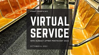 Virtual Service: October 9, 2022