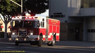 Fullerton Ambulance 1 With Engine 1, Engine 3 & La Habra Ambulance 2 Responding