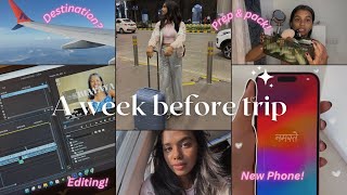 A week before Trip! Prep & Pack, Mini haul, New Phone, Shopping, etc!!