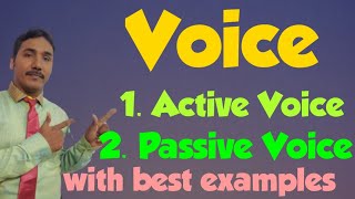 The Voice...Active voice and Passive voice in English grammar.. most important for all type of tests