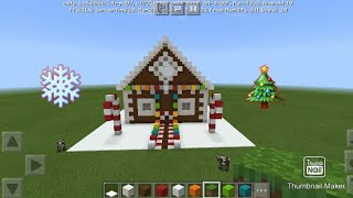 Minecraft Christmas House | Minecraft Gingerbread House | Merry Christmas | Jesus loves you!