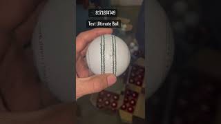 White Test Ultimate Leather Ball | Best Quality Leather Ball | #8171874749 #cricket #batball