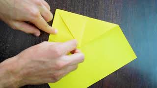 Origami Hawk (Paper Airplane) Tutorial - How to make an Origami Hawk