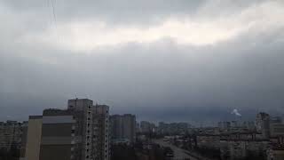 РСЗО из жилого массива Виноградарь возле Киева / MLRS from Vinogradar residential area near Kyiv