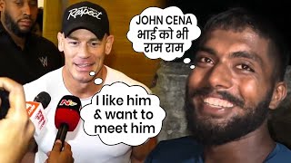 Why John Cena Wants To Meet This Wrestler | John Cena Interview | John Cena In India