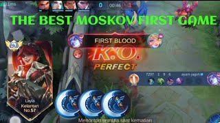 LAYLA VS MOSKOV❗BUILD ONE SHOT ENEMY DELETE! BEST GAMEPLAY | build top 1 global Layla