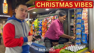 Christmas Vibes || Eating Meetha Paan In Park Street, Kolkata