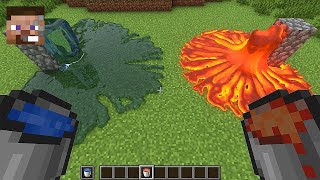 steveee best moments! realistic lava vs water in minecraft! Minecraft memes