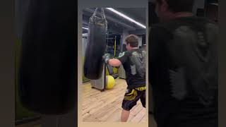 Heavy bag drills on sunday