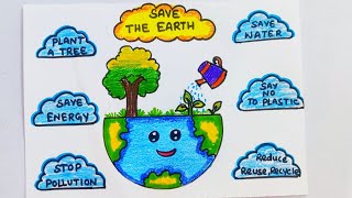 van mahotsav drawing/van mahotsav poster drawing/save tree drawing/वन महोत्सव पर चित्र /save earth