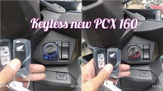 panggilan ke Bandung pasang kunci keyless pcx di honda new beat deluxe/stret.pnp tanpa coak body