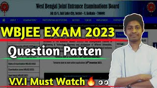 Question Paper Patten Wbjee Examination 2023| WBJEE Exam Preparation| Jadavpur University