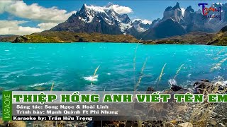 Thiệp Hồng Anh Viết Tên Em - Mạnh Quỳnh Ft Phi Nhung Karaoke