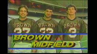 Syracuse vs. Brown lacrosse 1986