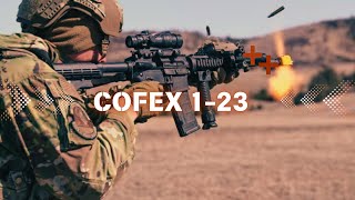 COFEX 1-23 Brutal long end close range shots#shots #army #automobile #military