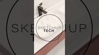 Bathroom Designs Vray 5.0 SketchUp #Tips 19 #shorts #vrayrender #design #sketchup