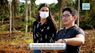 Secretaria Municipal de Meio Ambiente realiza fiscalização e vistorias no município.