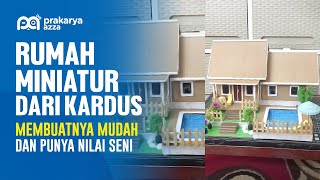 Rumah Miniatur Dari Kardus