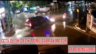 CCTV Mobil Tabrak Motor Di Bojonegoro