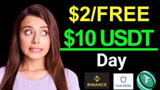 New Money Earning Website IQH 2024 | FREE 2 USDT | Daily Earn 10$ instantly Payment Binance #usdt