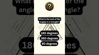 Sum of Triangle Angles: Can You Guess Correctly? 📐 #shorts #riddles #maths #brainteasers #quiz