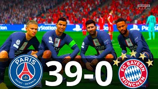 MESSI, RONALDO, MBAPPE, NEYMAR, ALL STARS | PSG 39-0 BAYERN