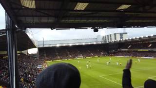 Newcastle fans at Watford F.A Cup round 3