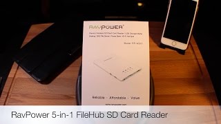 Review of RavPower Wireless 5-in-1 FileHub SD Card and USB Flash Drive Reader | RP-WD01