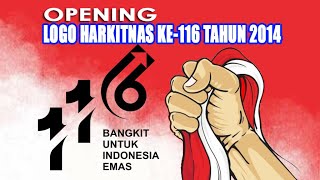 opening logo harkitnas ke-116 tahun 2024