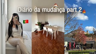 minha vida em Portugal 🇵🇹 diário da mudança, mobiliando a casa, mudando a rotina e mais.