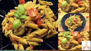 Classic Italian Basil Pesto Pasta / Pesto pasta recipe / pasta recipes / Basil pesto pasta [2021]