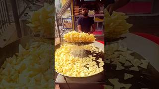 Hardworking man Huge Quantity meking Hot 🔥 chips #shortfeed #indianfood #shorts #short