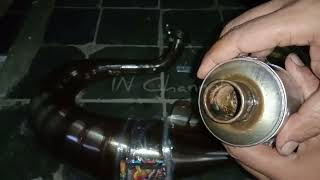 UnBoxing Knalpot vespa STD || knalpot Vespa FFA Tune Up 177cc