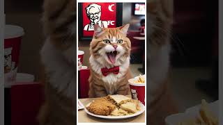 KFC SO GOOD #cat #cute #kitten #ai #viral