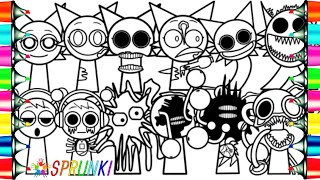 Incredibox SPRUNKI Coloring Pages / Wenda & Oren Phases 1 2 3 4 5 6 / NCS Music