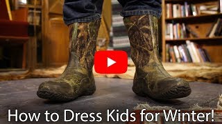 How to Dress Kids for Winter!