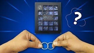 17 Metal Puzzles Kit - Unsolved - Unboxing and Review Peephole View Toys