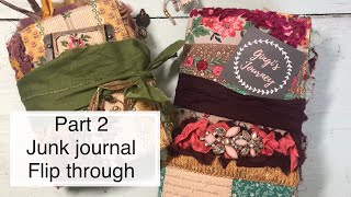 Part 2| friend mail share from Gingi’s Journey | Junk journal flip through