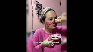 #viral beetroot face pack for glowing  skin 😱