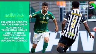 PALMEIRAS VENCE SANTOS E WTORRE, GALO VENCE DEMOCRATA E FLU O NOVA IGUAÇU  - NOITE F.C #97