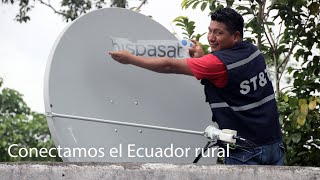 HISPASAT colabora con el gobierno de Ecuador con dos proyectos de teleeducación y telemedicina