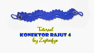 How To Crochet Face Mask Connector | Ear Saver For Mask || Konektor Masker Rajut Type 4