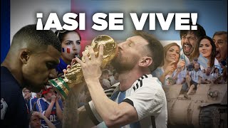 ¡Una locura! Así de apasionado se vive el futbol en Argentina y en Francia #qtar2022 #messi #mbappe