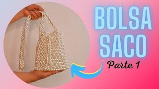 Beaded bag saco passo a passo parte 1