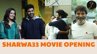 Sharwa 33 movie opening ceremony | Sharwanand & Rashi Khanna | Trivikram | SPFILMNEWS